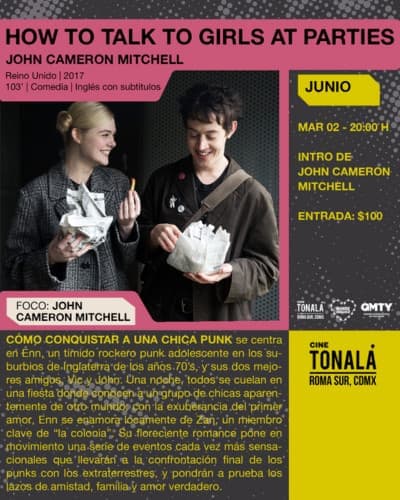FOCO EN JOHN CAMERON MITCHELL: HOW TO TALK TO GIRLS AT PARTIES